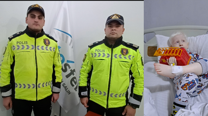 Yol polisləri qıcolması tutan azyaşlının həyatını belə xilas etdi   - VİDEO