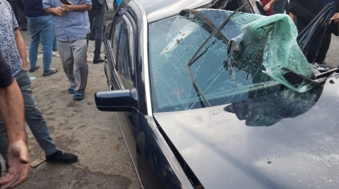 Biləsuvarda yol qəzası olub, ölən və yaralananlar var - FOTO