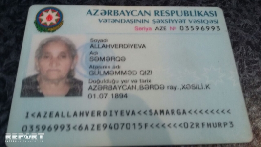 Bərdənin 122 yaşlı sakini səsvermədə iştirak edib - FOTO