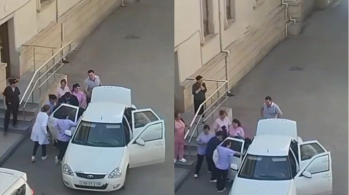 Zərdabda körpəsini avtomobildə dünyaya gətirən qadının və övladının durumu açıqlandı - VİDEO - YENİLƏNİB