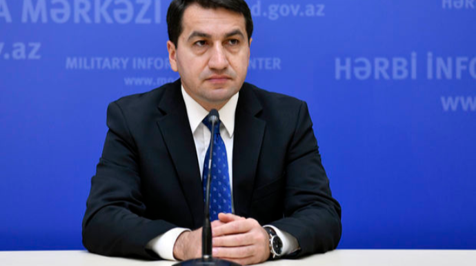 Hikmət Hacıyev: “Ermənistanın rayonlarımızı atəşə tutması nəticəsində bir nəfər yaralanıb”