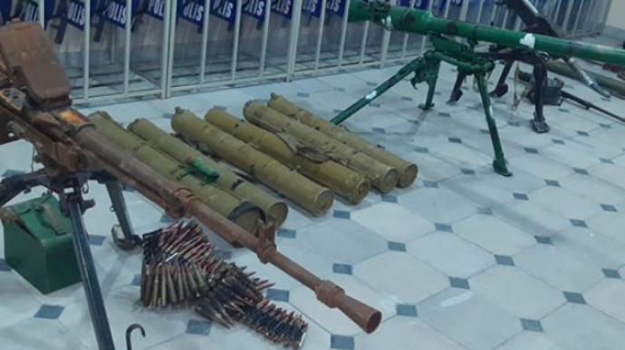 Ermənilərin Suqovuşanda atıb qaçdığı silah-sursat  - FOTO