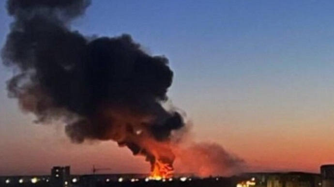 Hərbi aerodromda dəhşətli partlayış