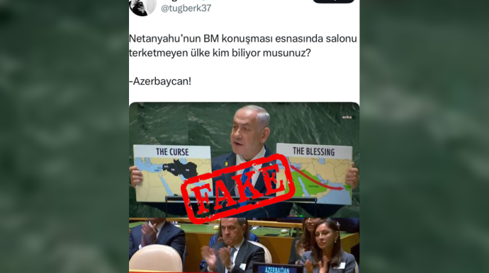 Azərbaycanla bağlı saxta paylaşım edən Türkiyə vətəndaşı saxlanıldı 