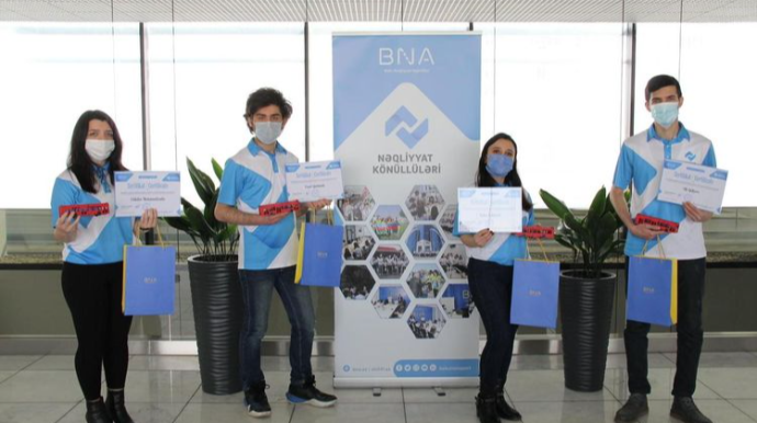 Nəqliyyat könüllüləri sertifikat və hədiyyələrlə təltif edilib  - FOTO