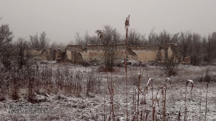 Cəbrayılın Aşağı Maralyan  kəndindən görüntülər  - VİDEO - FOTO