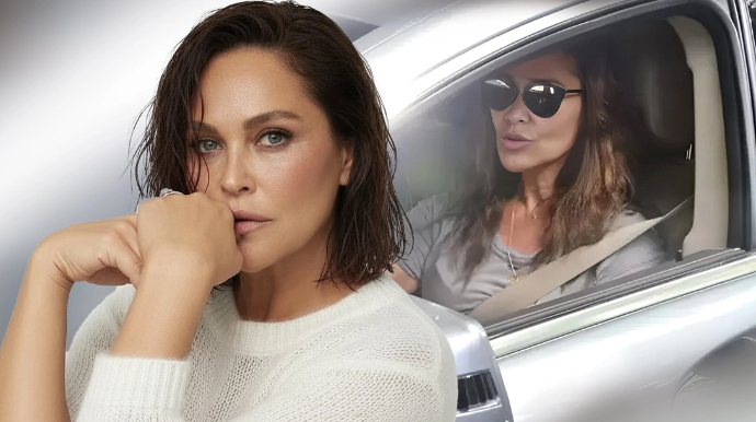 Hülya Avşar 10 milyonluq maşını ilə qəzaya düşdü - FOTO