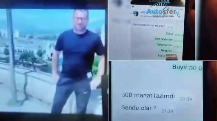 Vətəndaşın fotosundan istifadə edib dostlarından pul istəyən dələduz İFŞA EDİLDİ - VİDEO 