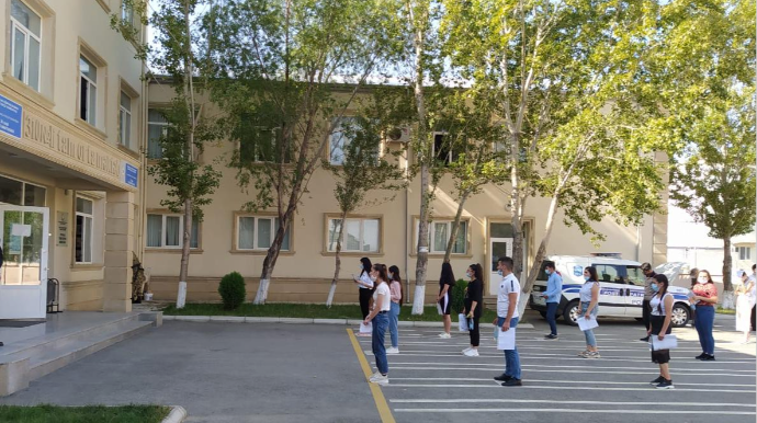 Növbəti qəbul imtahanı keçirilir  - FOTO