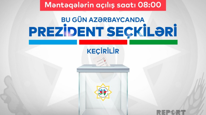 Azərbaycanda növbədənkənar prezident seçkiləri üzrə səsvermə başlayıb  - FOTO