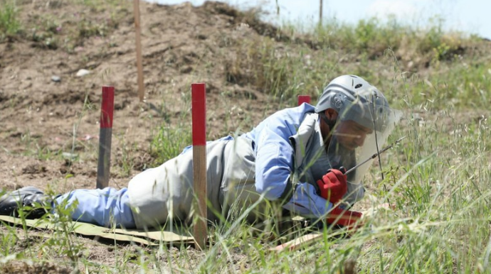 ANAMA  обнародовала количество обнаруженных на освобожденных территориях мин  - ФОТО