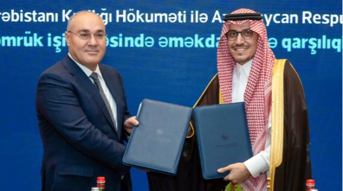 Gömrük işi sahəsində əməkdaşlıq haqqında saziş imzalandı - FOTO  