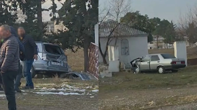 Bakı-Şamaxı yolunda qəza - VİDEO - YENİLƏNİB