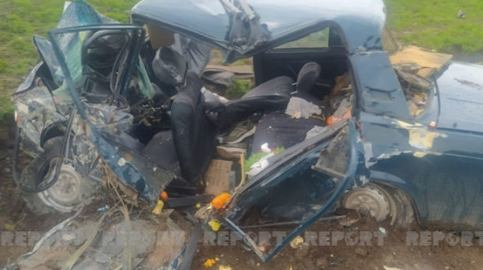 Cəlilabadda dəhşətli qəza baş verdi; 5 nəfər öldü, 3 yaralı var - ADLAR   - FOTO - VİDEO