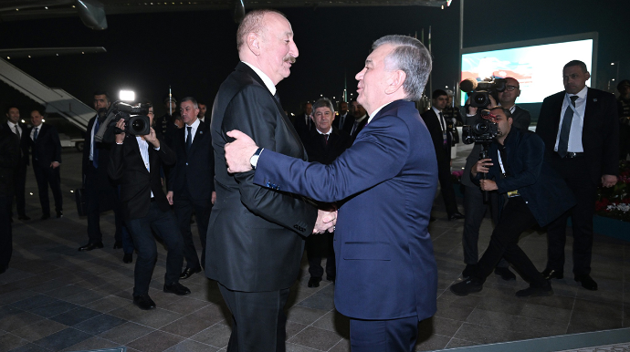 Prezidentin səfəri başa çatdı - FOTOLAR 