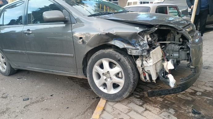 Tovuzda ağır yol qəzası - Xəsarət alan var - FOTOLAR