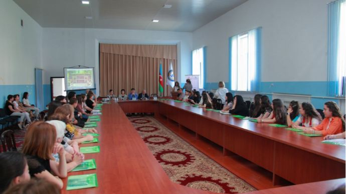 Şəkidə “Mədəni irsin qorunmasında cəmiyyətin rolu” layihəsi çərçivəsində tədbir keçirilib - FOTO
