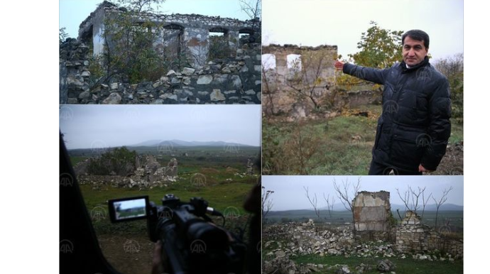 В объективе агентства "Анадолу"  - разрушенный врагом город Физули  - ФОТО