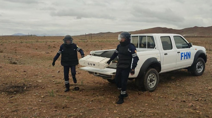 Naxçıvanda hərbi sursatlar aşkar edildi - FOTO