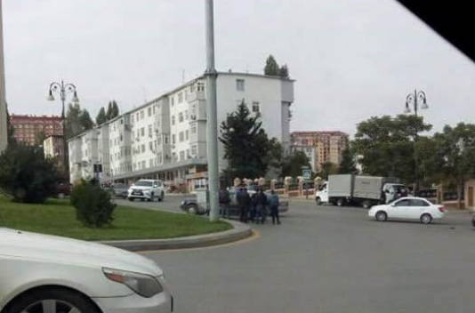 Bakıda yol qəzası baş verib - FOTO