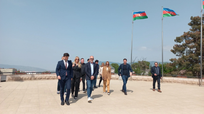 İtaliyanın parlament nümayəndə heyəti Xankəndidə - FOTO - YENİLƏNİB