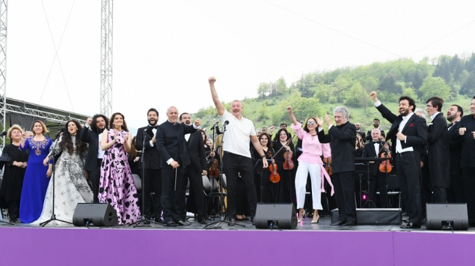 Şuşada “Xarıbülbül” musiqi festivalı başa çatıb - YENİLƏNİB   - VİDEO - FOTO