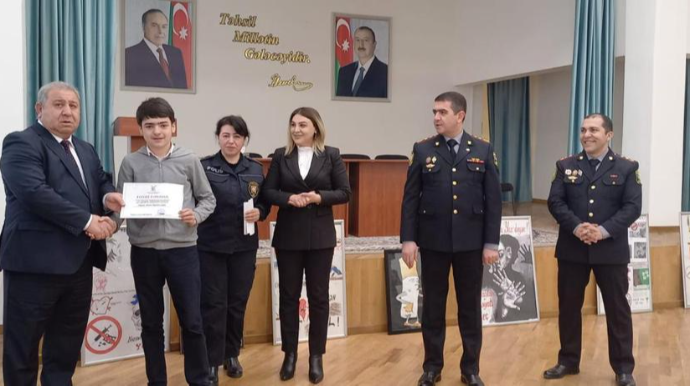 90 nömrəli məktəbdə “Narkomaniyaya yox deyirik!” mövzusunda tədbir keçirildi  - FOTO
