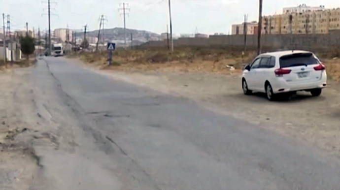 Masazırda yol problemi: Şagirdlər dərsə gedə bilmirlər - VİDEO 