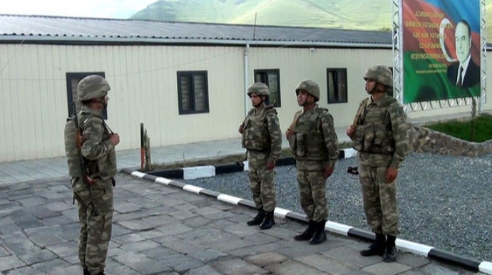 MN işğaldan azad edilmiş ərazilərdə xidməti-döyüş fəaliyyətinin səviyyəsini nümayiş etdirdi - VİDEO