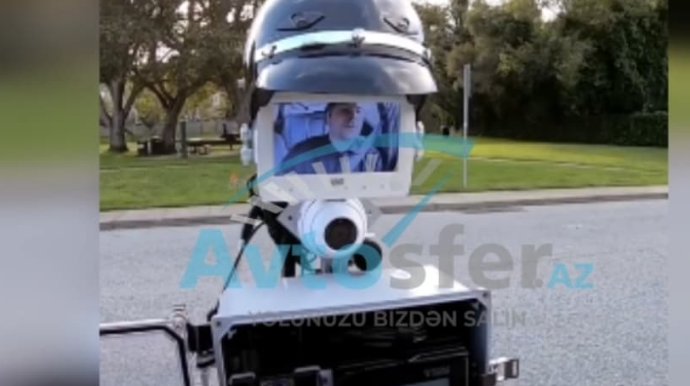 ABŞ-də yol polisini əvəz edəcək robot - CƏRİMƏ DƏ YAZA BİLİR   - VİDEO