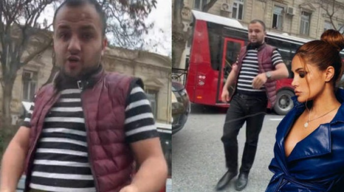 Nigar Camalın avtomobilinə hücum edən şəxs saxlanıldı - VİDEO 