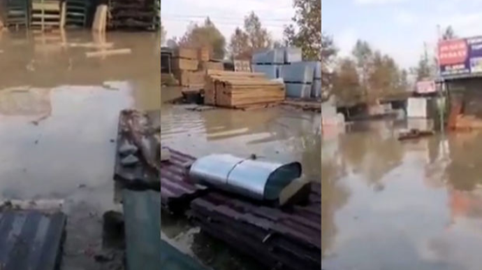 Bərdədə bazar suyun altında qaldı  - AÇIQLAMA  - VİDEO