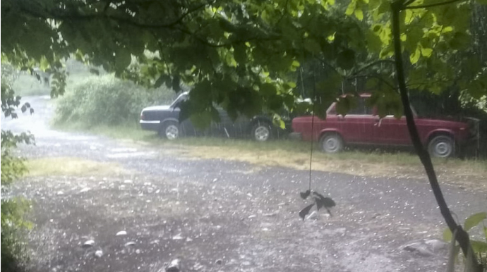 Şahdağa qar, bəzi yerlərə dolu yağıb - FAKTİKİ HAVA 