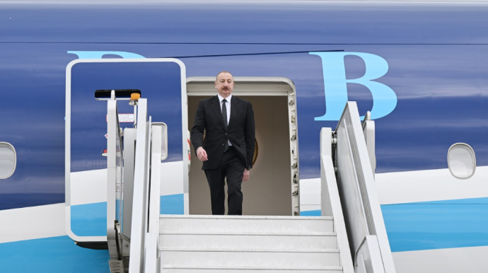 Prezident Macarıstana getdi - FOTOLAR 