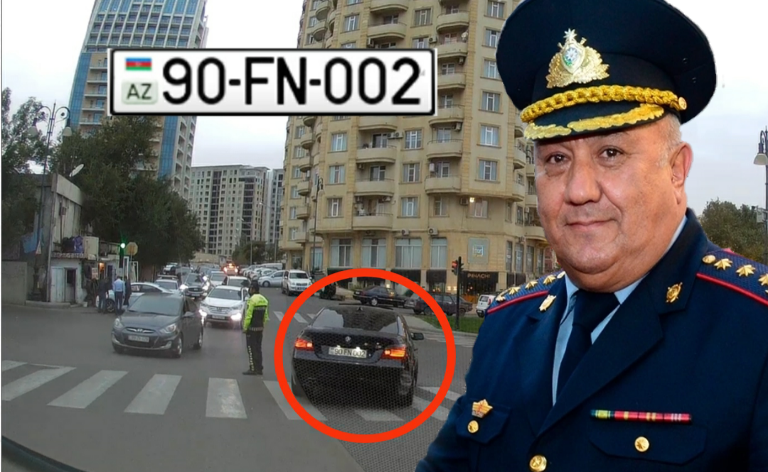 Yol polisinin gözü qarşısında qayda pozan sürücü CƏRİMƏLƏNDİ - VİDEO