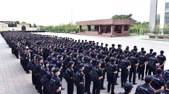 Polis Akademiyasında antiterror əməliyyatlarının ikinci ildönümü yad edilib - FOTO 
