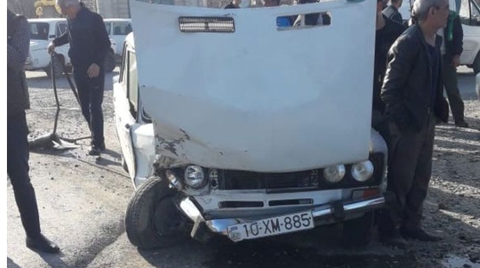 Samur-Abşeron kanalına maşın düşüb, sürücü son anda xilas edilib  - FOTO