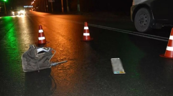 Ağstafada avtomobil piyadaları vurdu