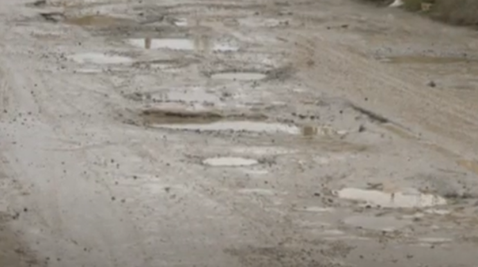 Binəqədidə qazılan yol bərpa edilməyib - sakinlər narazıdır - VİDEO