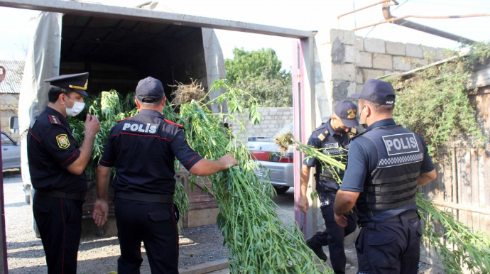 Bir yük avtomobili həcmində narkotik aşkarlandı - FOTOLAR 