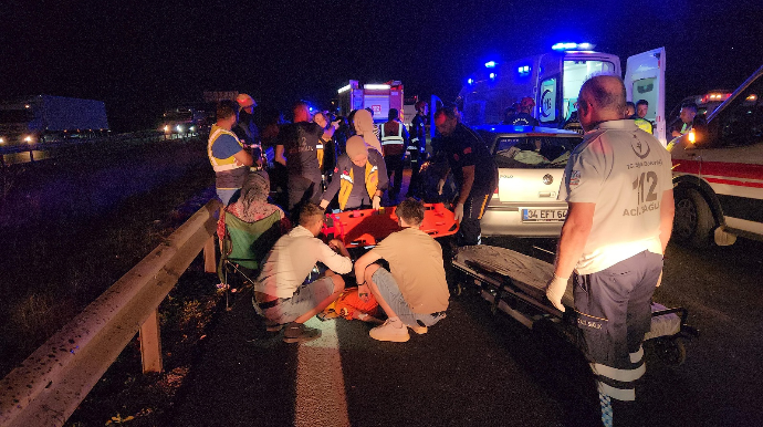 Türkiyədə zəncirvari qəza: 1 ölü, 8 yaralı 