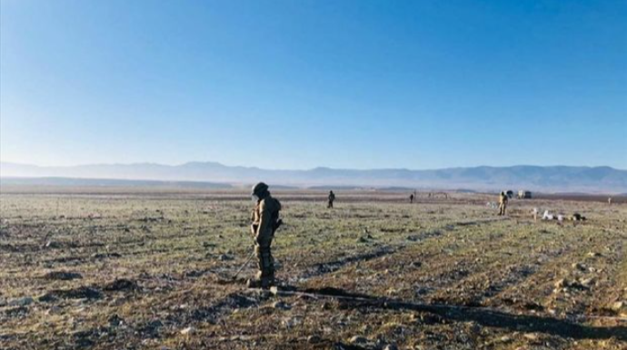 Qarabağda minalardan təmizlənmə işləri davam edir - FOTO