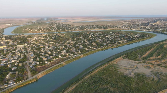 Neftçalaya çəkilən magistral su kəmərinin 50 %-i hazırdır - FOTO