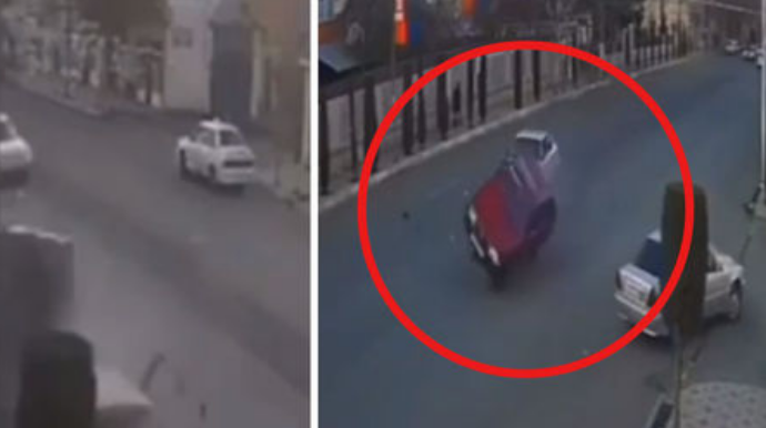 Azərbaycanda baş verən dəhşətli qəza - ANBAAN VİDEO 