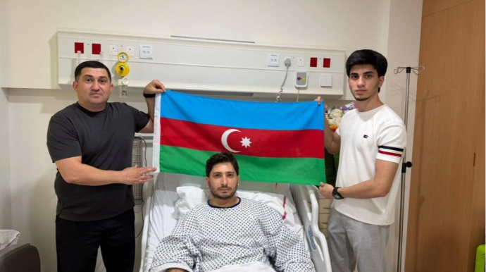 Dubaya raket zərbəsi nəticəsində xəsarət alan azərbaycanlıdan XƏBƏR VAR 