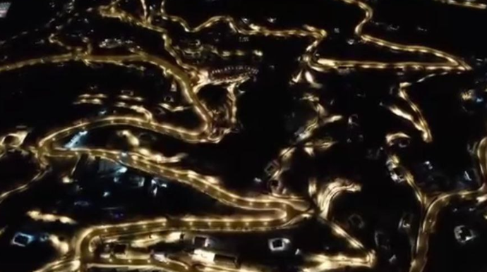 Laçının səmadan ecazkar görüntüsü - VİDEO 