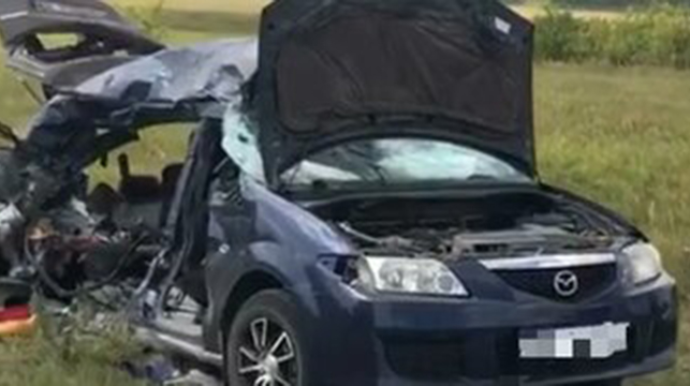 Yük maşını “Mazda” ilə toqquşdu;  4 ölü, 2 yaralı - FOTO 