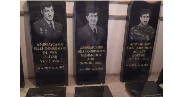Azərbaycanın beş Milli Qəhrəmanının məzar daşları hazırlandı - FOTO