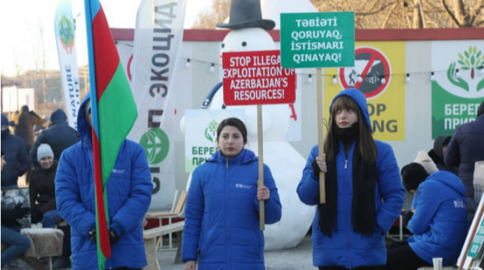 Акция на дороге Ханкенди - Лачын продолжается 22-й день   - ФОТО