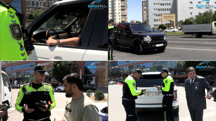 Yasamalda yol polisi qayda pozanları cərimələdi - "Təmiz hava" - VİDEO   